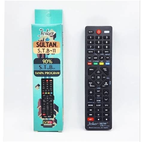 Jual Remote Multi Receiver Set Top Box Sultan Merk Joker Remote STB