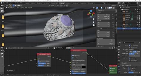 Jewelry Render Multi Render Engines Finished Projects Blender