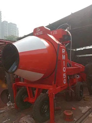 Electric Semi Automatic Rm Reversible Concrete Mixer Drum