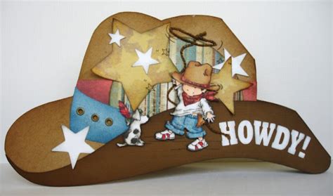 A Cowboy Hat With Stars And A Cow On It