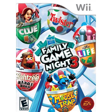 Hasbro Family Game Night 3 Nintendo WII Game