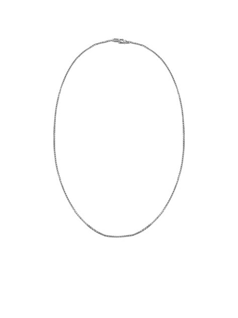 Box Chain Necklace White Gold * – lauralombardi