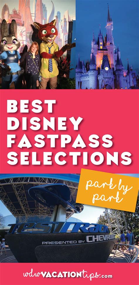 Best Disney Fastpass Picks For Each Park • Wdw Vacation Tips