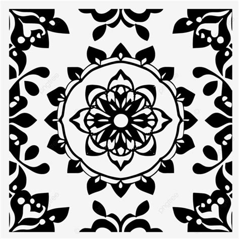 The Floral Mandala Pattern Vector Is Perfect Way To Add A Touch Of