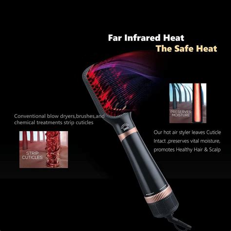 Rebune Hair Styler One Step Hot Air Stylers W Hair Dryer Volumizer Styler Hot Air Brush