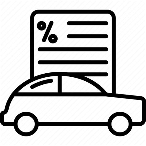 car loan interest rate icon   iconfinder