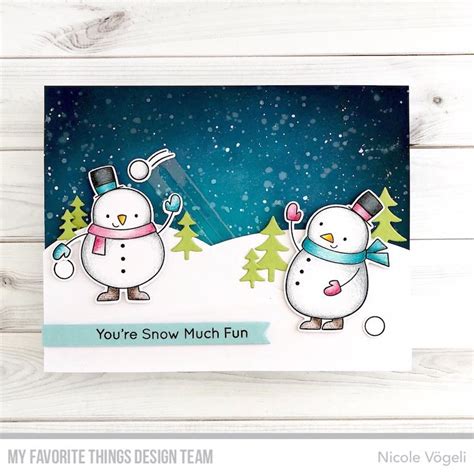 My Favorite Things Stempelset Festive Friends Clear Stamp Cs 430