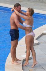 Georgia Kousoulou In Bikini At A Pool In Majorca Hawtcelebs