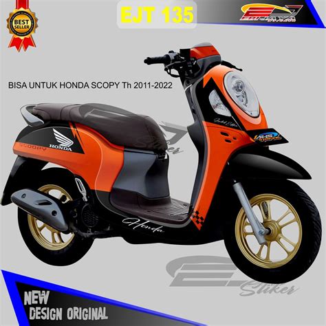 Jual DECAL SCOOPY FULL BLOK 2013 2022 26 PLIHAN WARNA DECAL STIKER