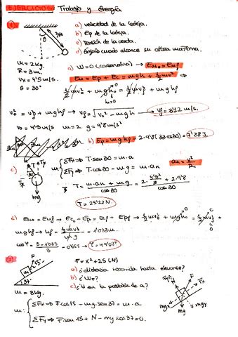 Trabajo Y Energia Ejercicios Resueltos Pdf