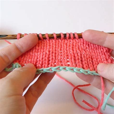 How To Knit The Provisional Cast On DONNAROSSA