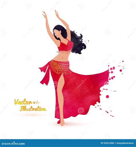 Belly Dancer Watercolor Stock Illustrations 19 Belly Dancer