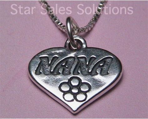 Nana Sterling Silver Charm Necklace