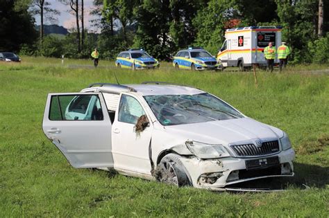 Unfall Auf Der B32 Bei Amtzell Zwei Personen Leicht Verletzt