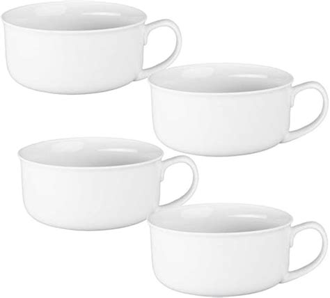 Amazon Bia Cordon Bleu Porcelain Soup Cup With Handle White Set