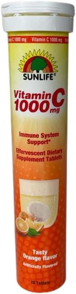 Neurobion Plus Liquid And Sunlife Vitamin C 1000mg Tablets B Complex Blend Orange Flavor