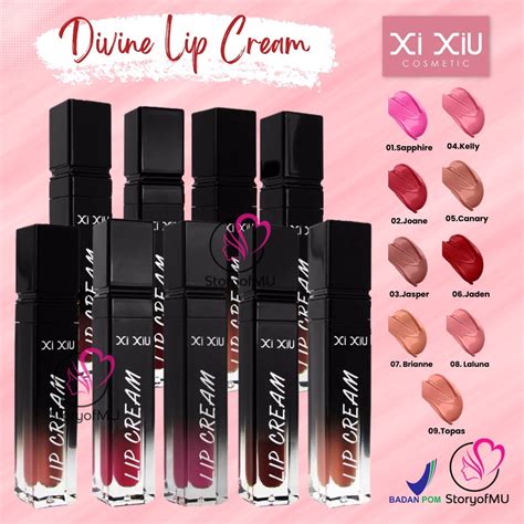 Jual XI XIU Divine Lip Cream Light Pigmented Matte 4gr Lipstick