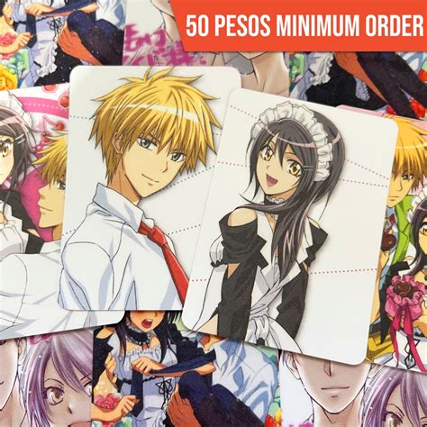 Kaichou Wa Maid Sama Anime Photocards Laminated Shopee Philippines