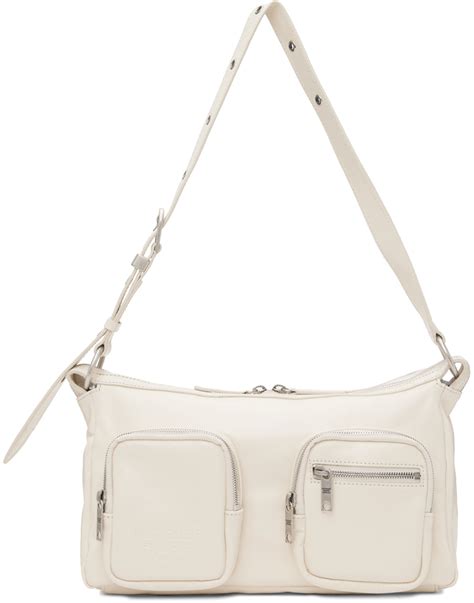 Off White Outpocket Bag By Marge Sherwood On Sale