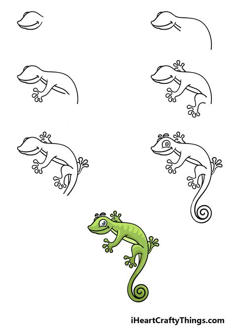 6+ Easy Lizard Drawing - ShazadiLowry