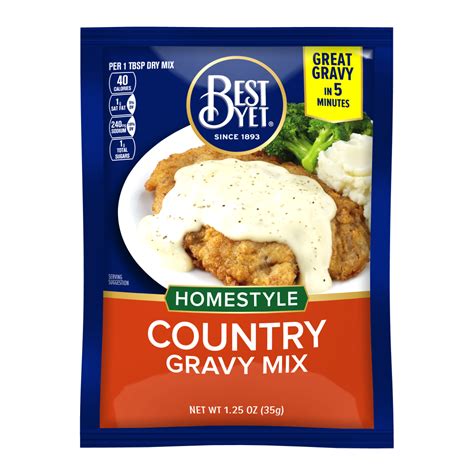 Country Gravy Mix - Best Yet Brand