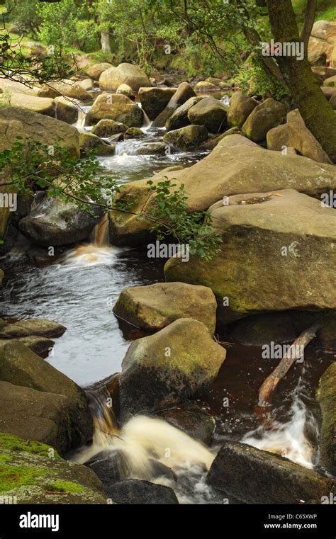 Burbage Brook, Burbage Moor, Dark Peak, The Peak District Stock Photo - Alamy