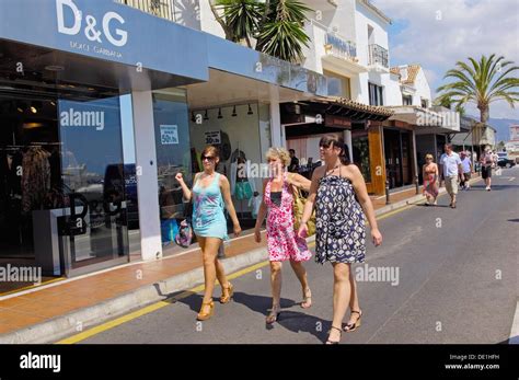 Luxury Shops At The Exclusive Yacht Harbour Of Puerto Ban S Marbella