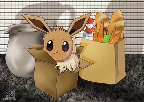 Eevee In A Box By Tanbi No Kami On Deviantart