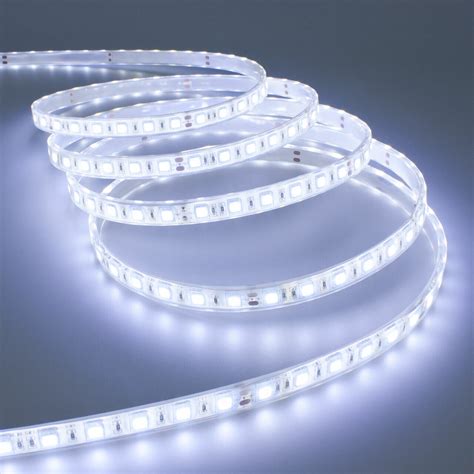 Bobina Striscia Strip Led Bianca M Adesiva Luce Interno Esterno