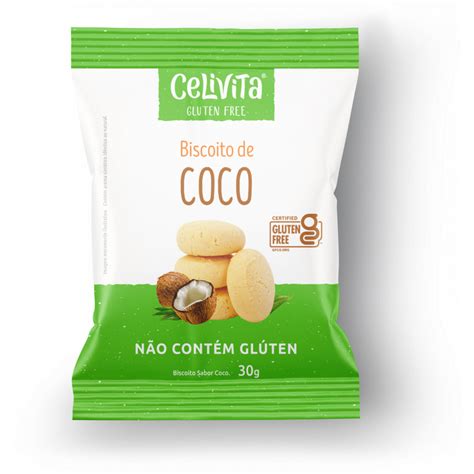 Biscoito De Coco 30g Celivita