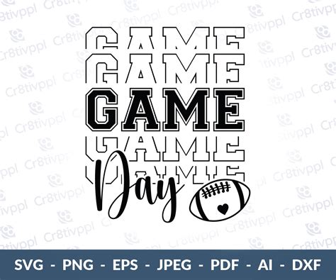 Game Day Svg Game Day Vibes Svg Football Season Svg Etsy