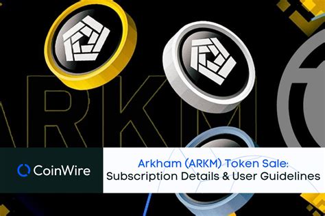 Arkham Arkm Token Sale Details User Guidelines