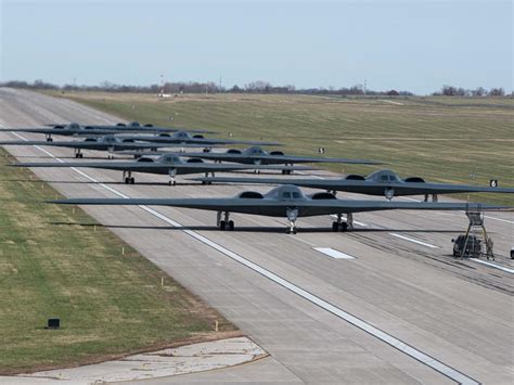 A B 2 Stealth Bombers Emergency Landing Sparked A Fire And Damaged The