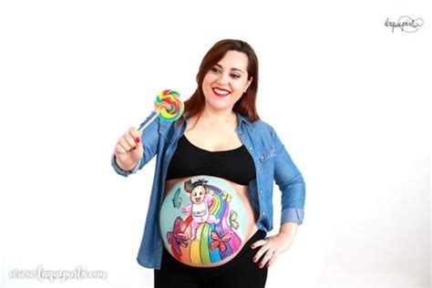 Belly Painting Pam Arcoiris Barriga Pintada La Que Pinta Bcn