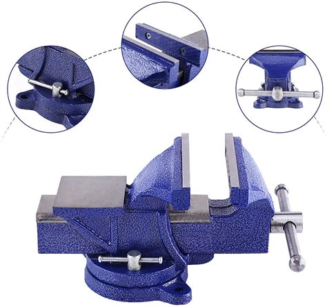 Buy Heavy Duty Table Vice Swivel Workshop Bench Vice Clamp 5 Inch 6kg