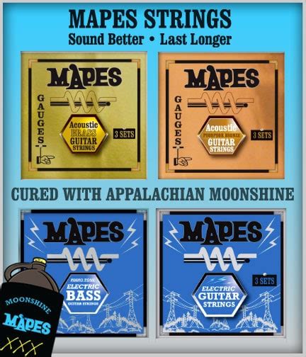 Mapes Guitar Strings Sold In Convenient 3 Set Pack Mapes Strings