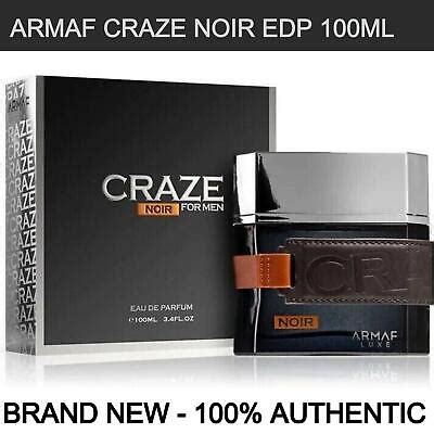 Armaf Craze Noir Eau De Parfum For Men Spray 3 4oz New In Box EBay