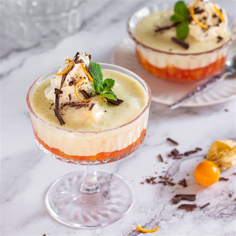 Orangen Vanille Trifle Einladung Zum Essen Rezepte Foodfotografie