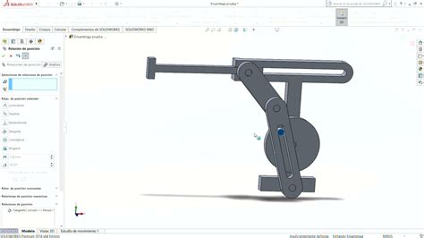 Mecanismo De Retorno Rapido En Solid Works YouTube