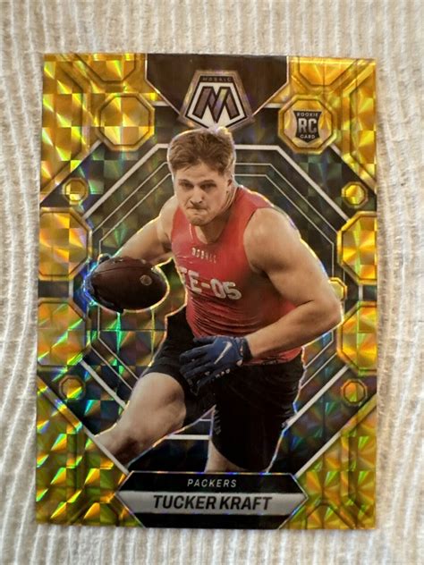 Panini Mosaic Rookies Reactive Yellow Prizm Tucker Kraft