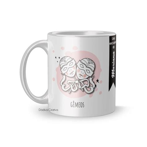 Caneca Signo G Meos Elo Produtos Especiais