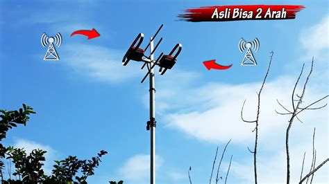 Menbuat Antena Tv Digital Sendiri Outdoor Jernih Driven Model Folded