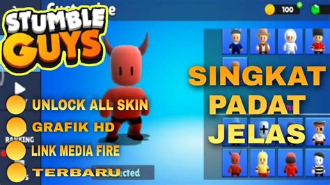 Stumble Guys MOD APK TERBARU PREMIUM FULL UNLOCK SKIN GRAFIK HD