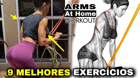 Treino De Braços Feminino Para Tonificar Bíceps E Tríceps Utilizando