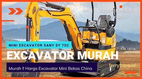 Murah Harga Excavator Mini Bekas China Excavator YouTube