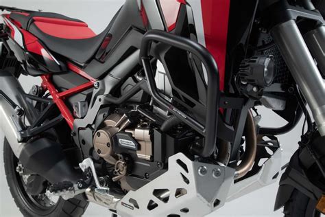 Defensas SW Motech En Negro Para HONDA CRF 1100 L AFRICA TWIN 20 24