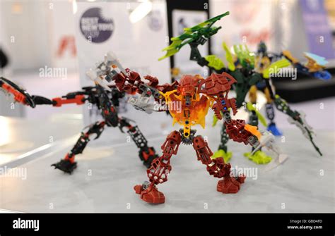 Bionicle Glatorian Action Figure Building Sets By Lego On Display At