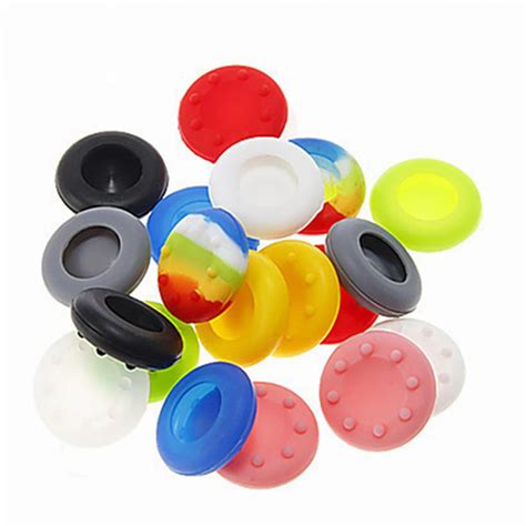 10Pcs Set Rubber Silicone Cap Thumbstick Thumb Stick Analog Cover Case