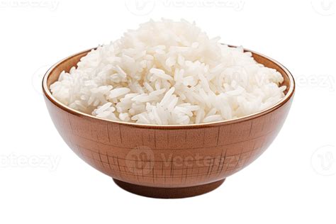 Bowl Of Rice Isolated On Transparent Background Png File Cut Out Ai