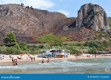 Sperlonga Baia Delle Sirene Dal Mare Editorial Image CartoonDealer